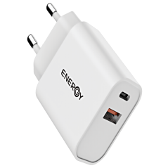 מטען בית ENERGY 20W PD&QC 3.0 + C TO C 1.5M Cable